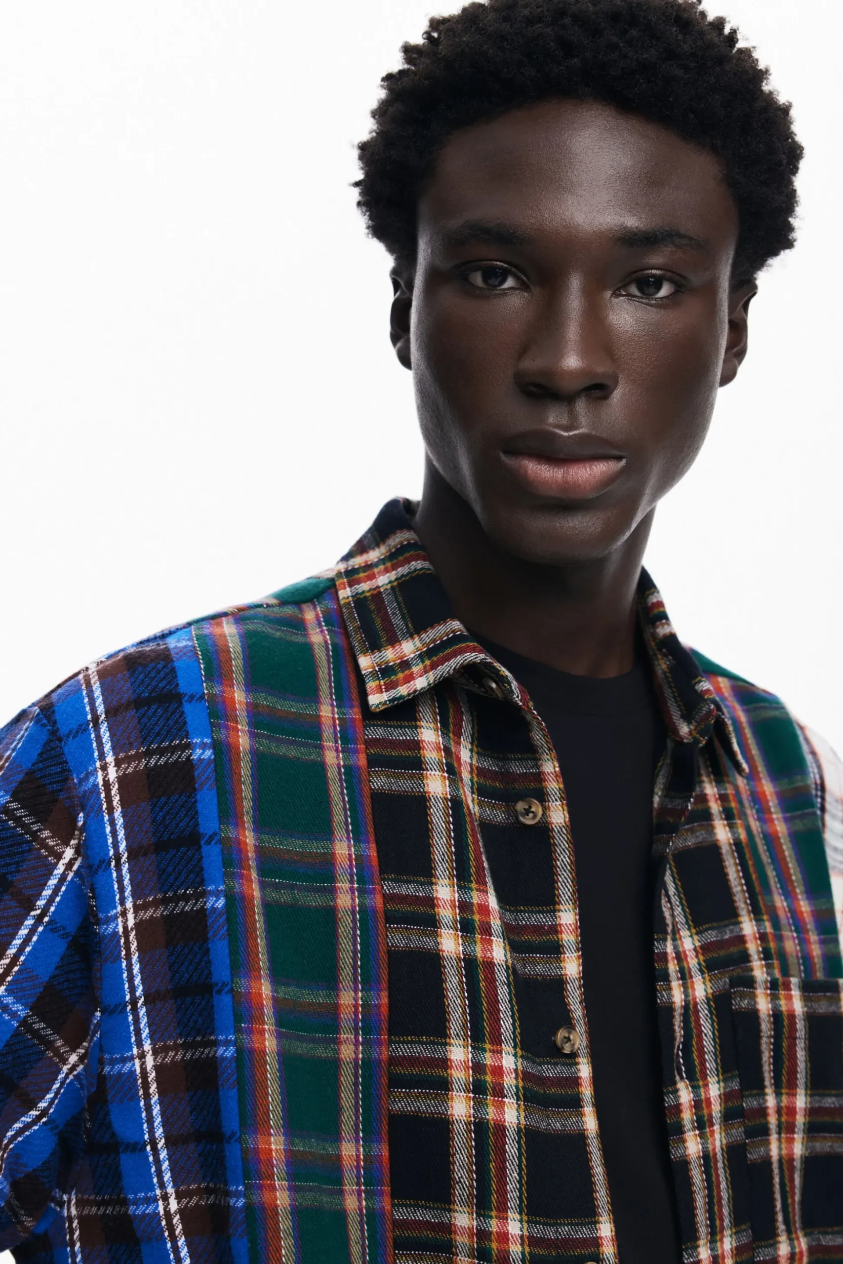 Camisa patch cuadros