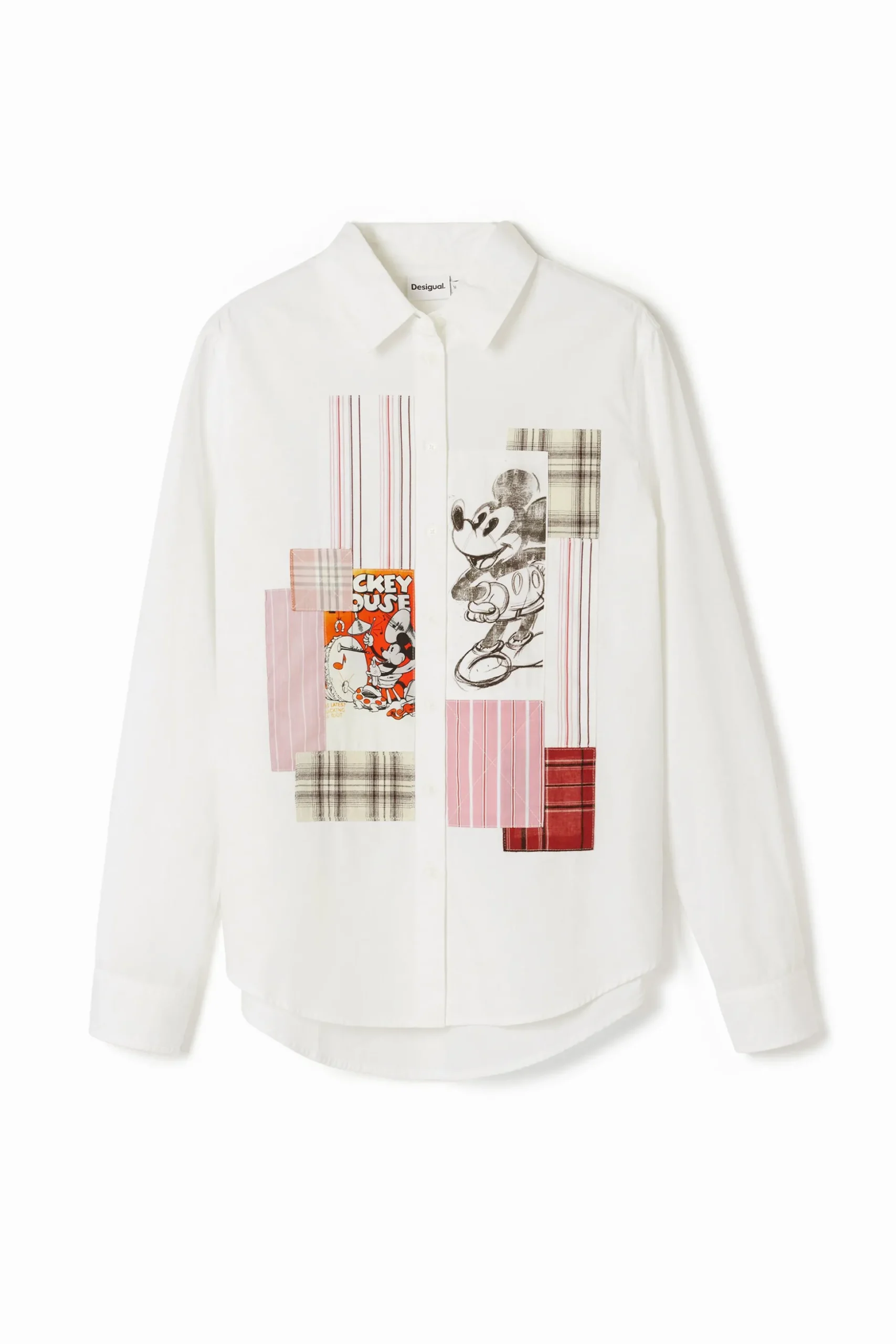 Camisa patch Mickey Mouse
