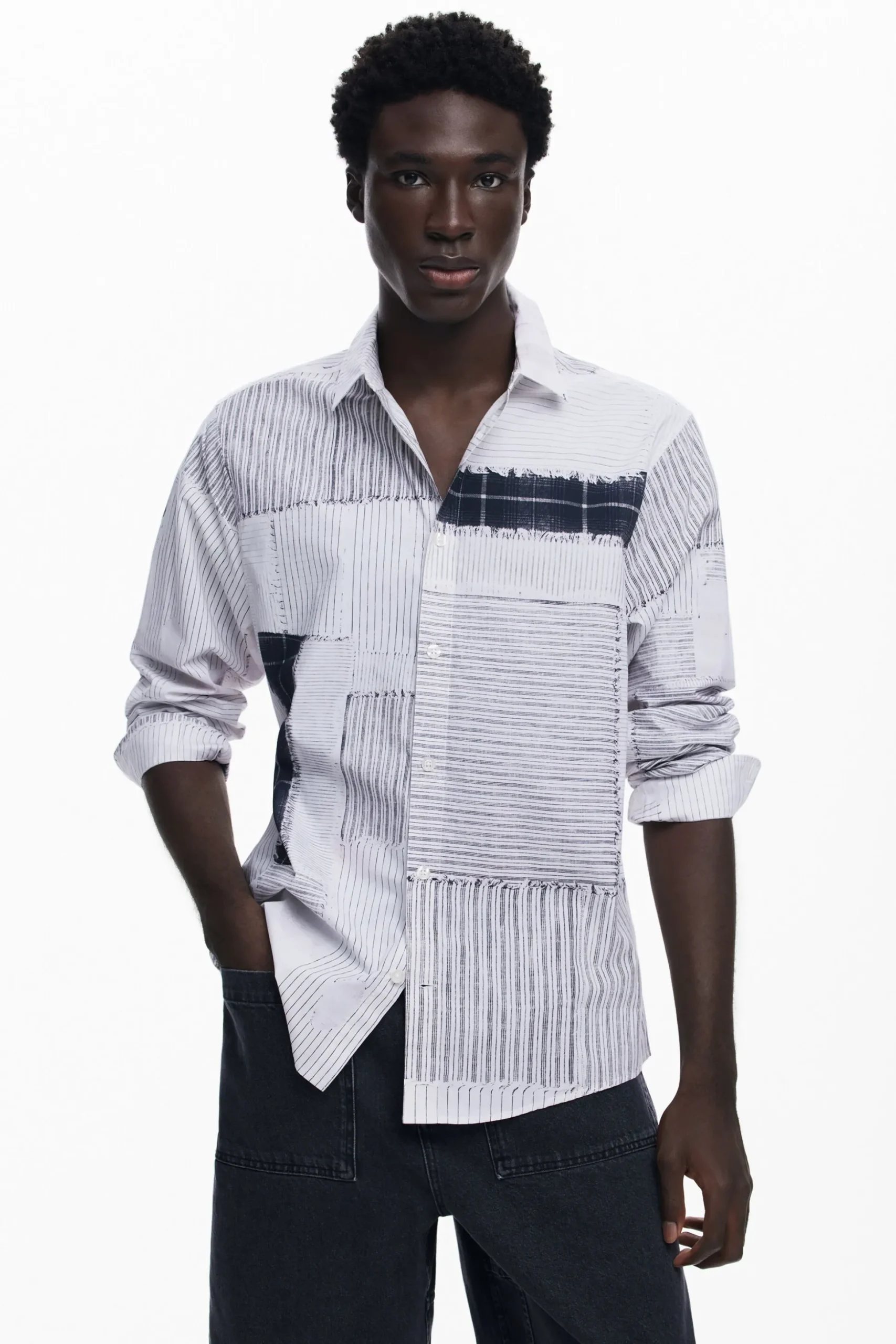 Camisa patchwork