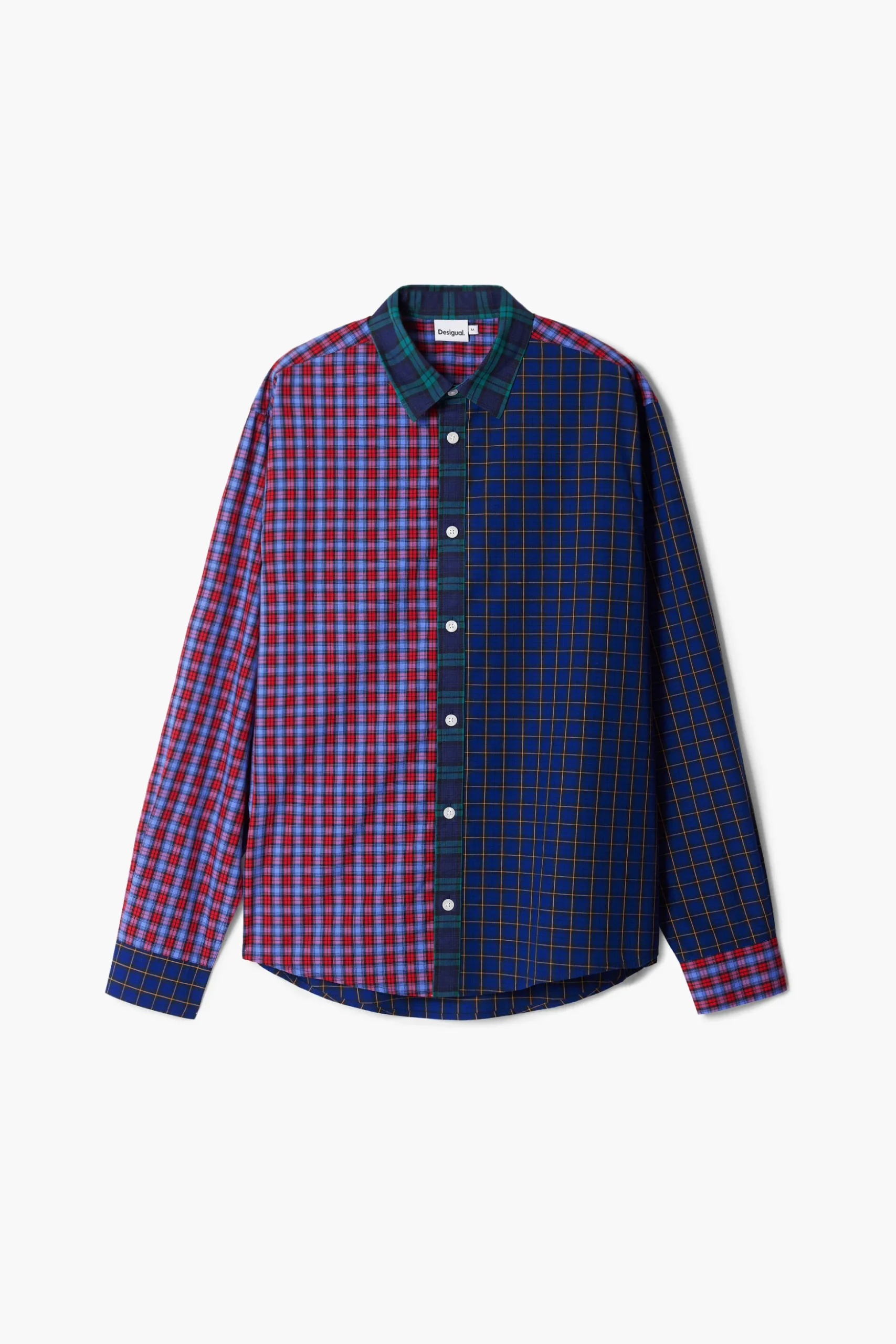 Camisa patchwork cuadros