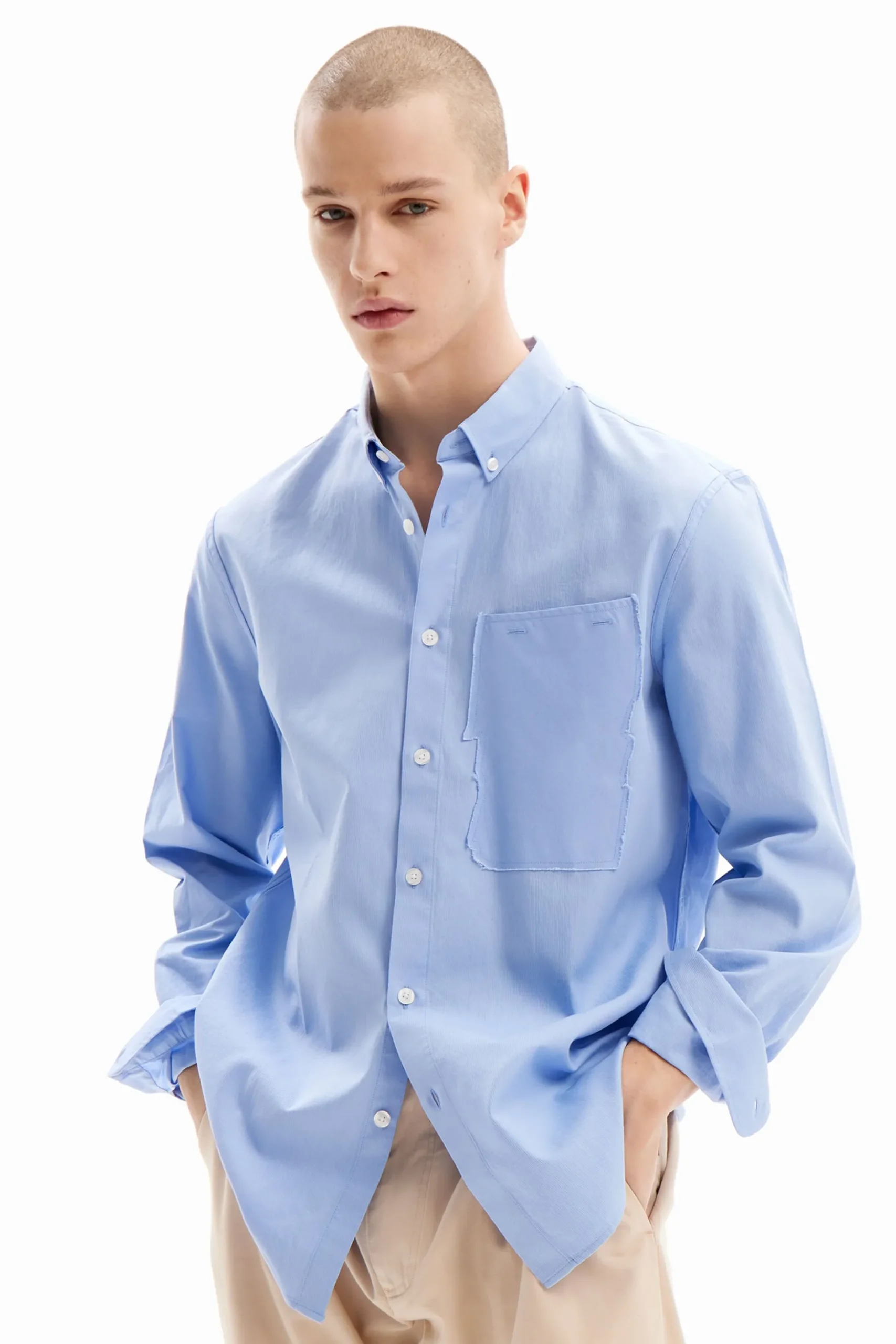 Camisa popelín patchwork
