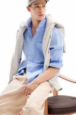 Camisa popelín patchwork