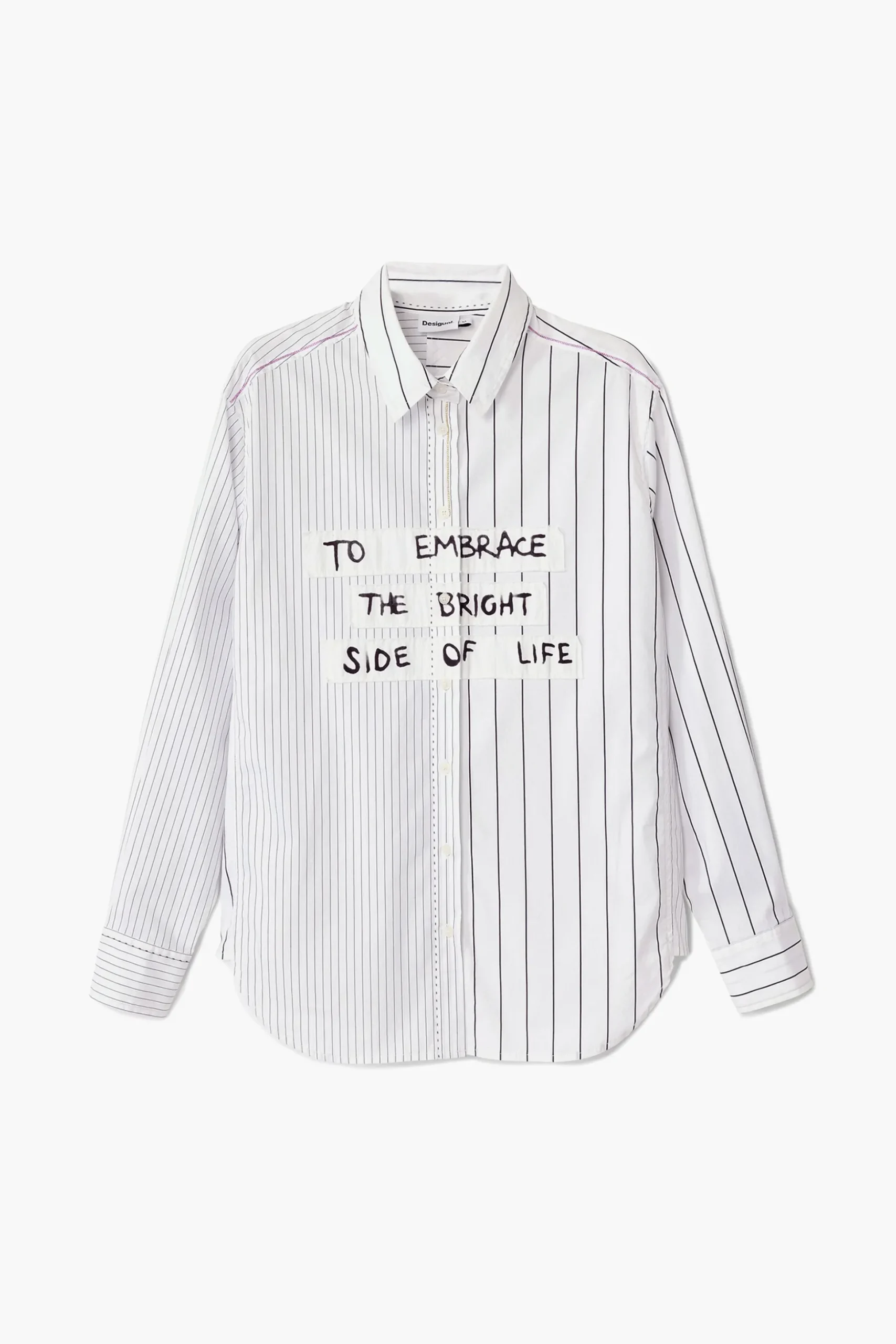 Camisa rayas frase