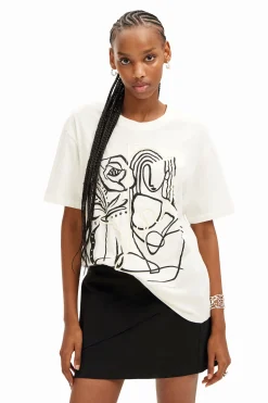 Camiseta arty ilustración