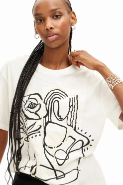 Camiseta arty ilustración