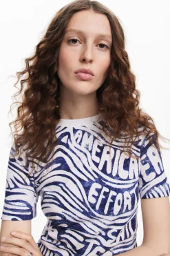 Camiseta azul American Magic