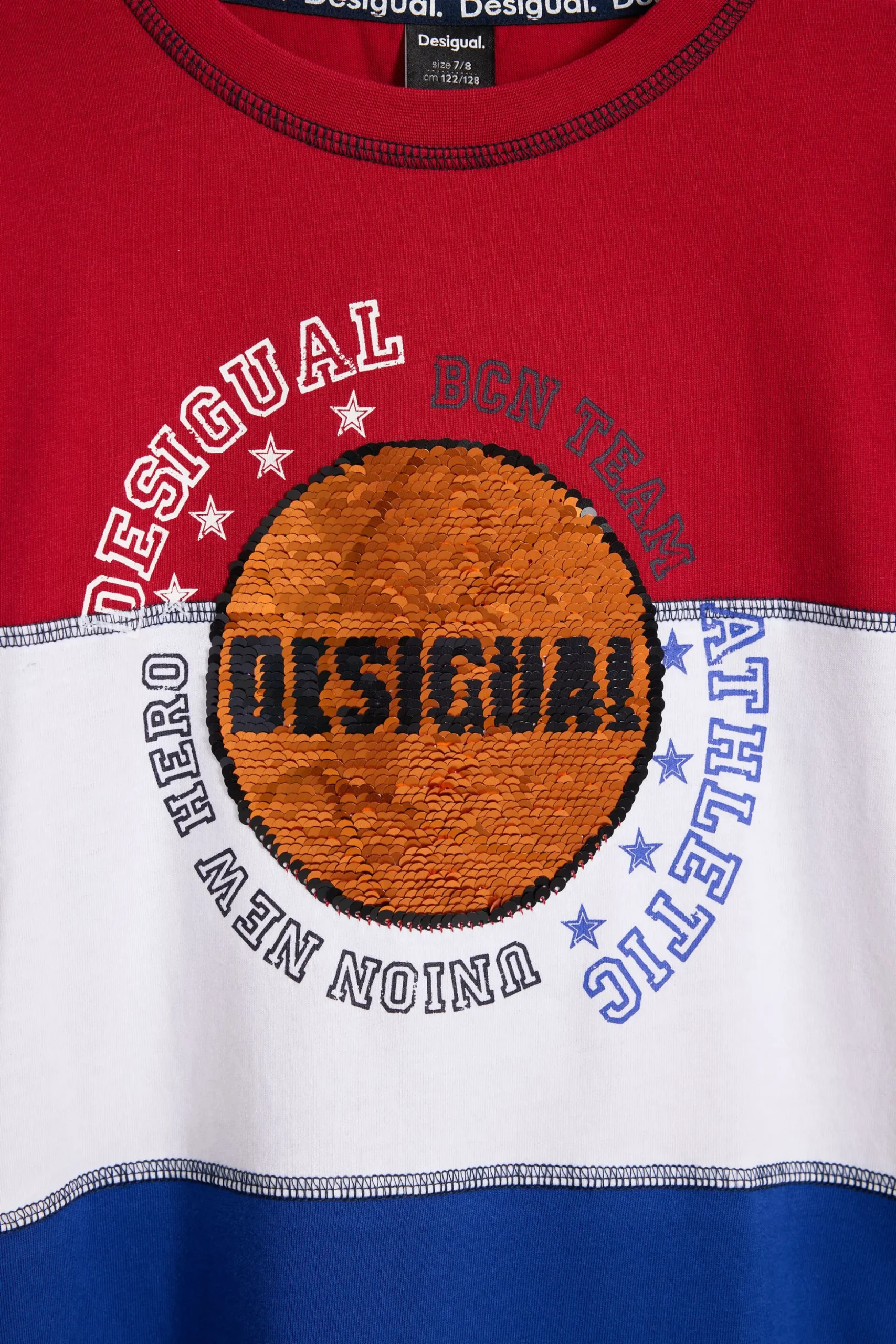 Camiseta baloncesto tricolor