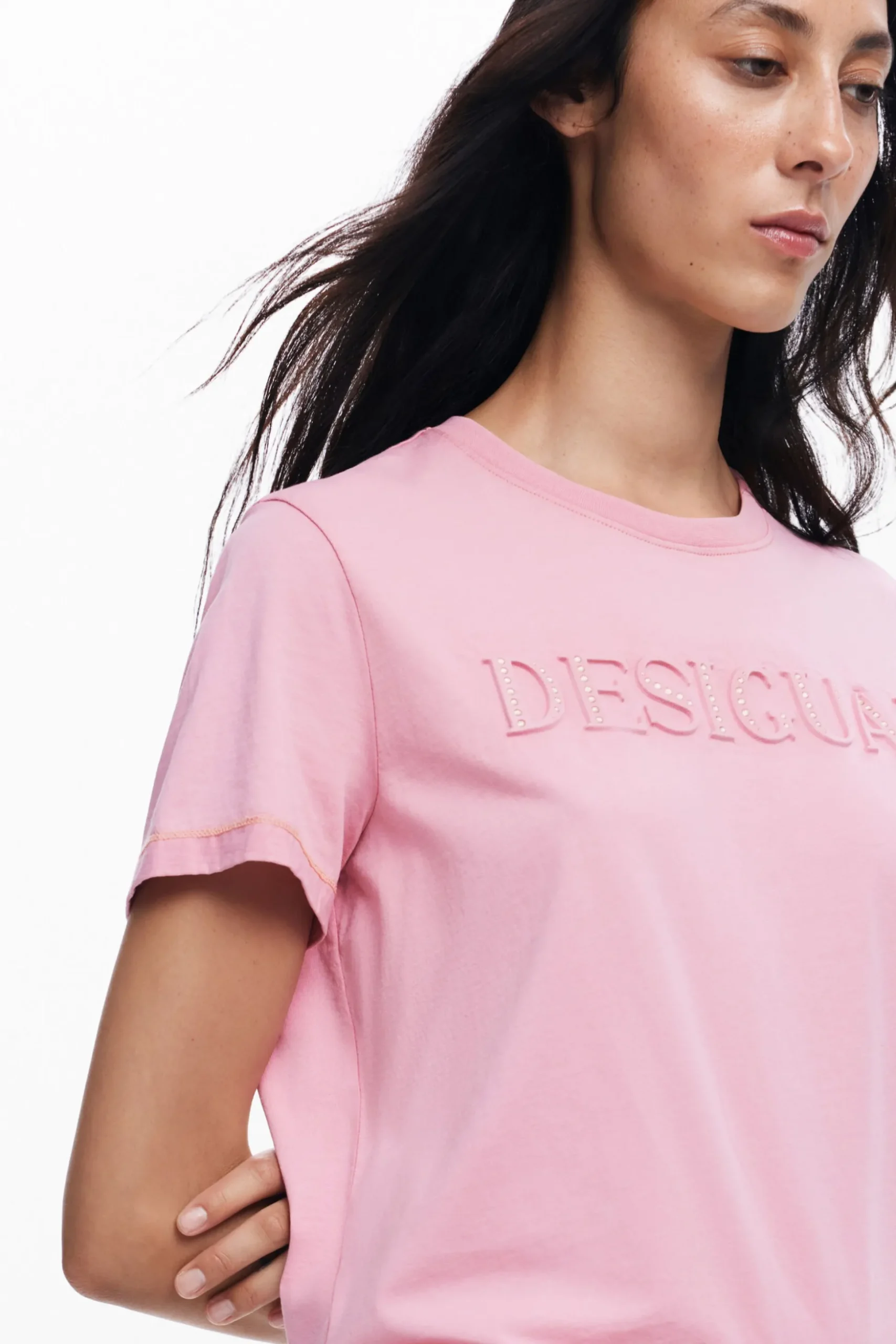 Camiseta brillantes Desigual