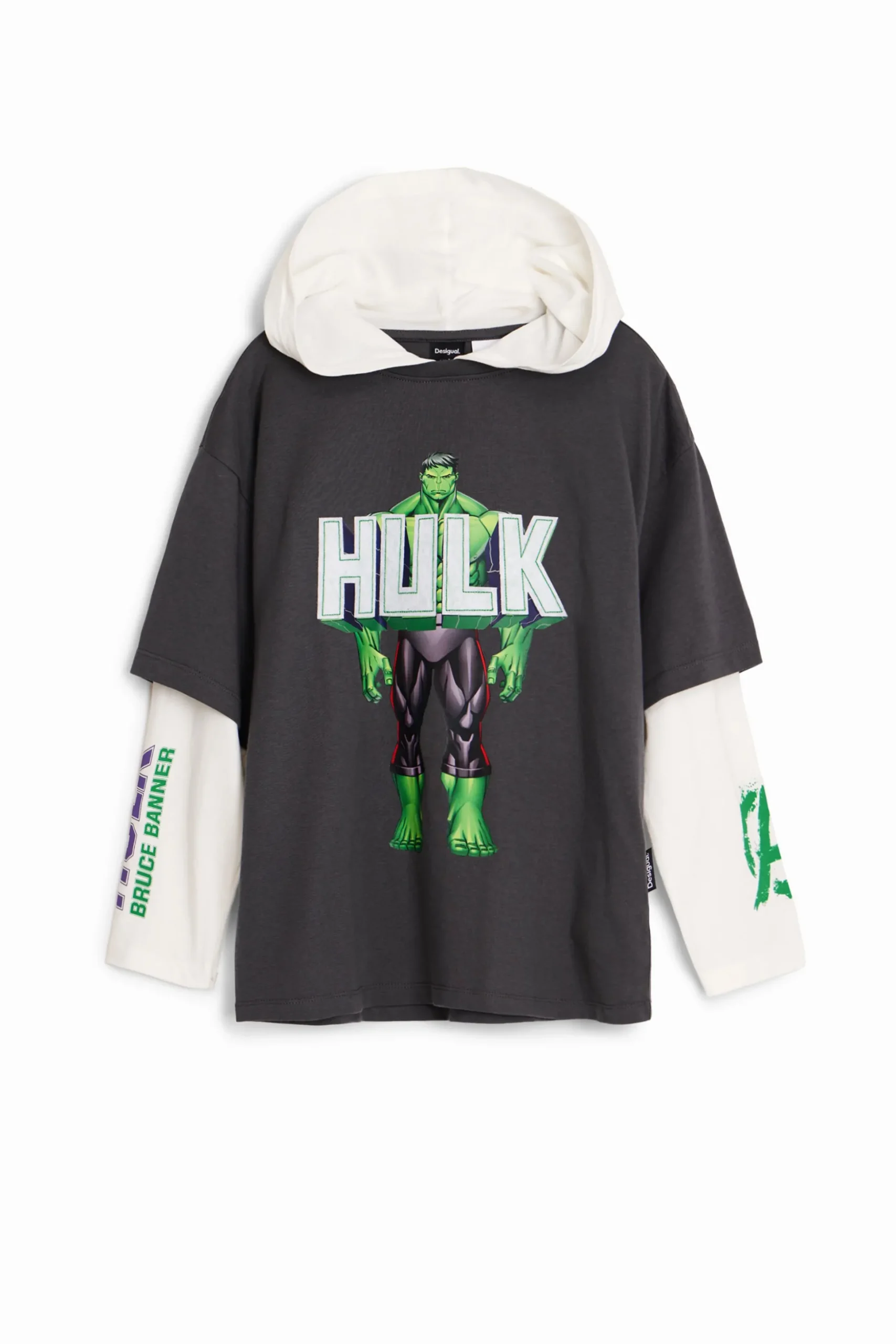 Camiseta doble manga Hulk