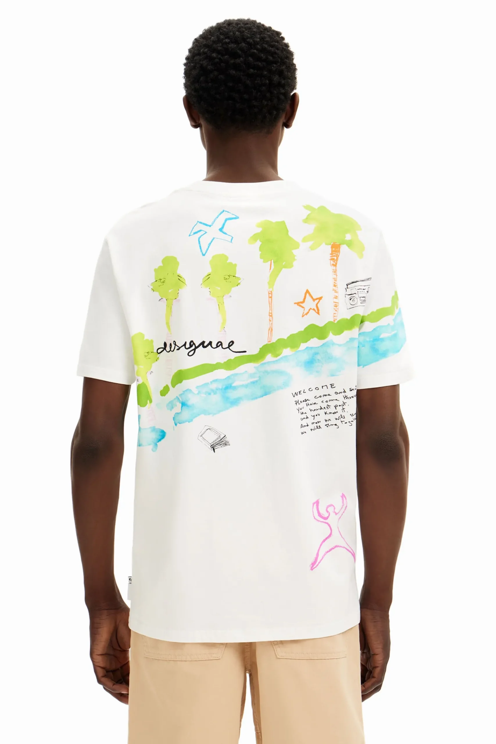 Camiseta estampado dibujos