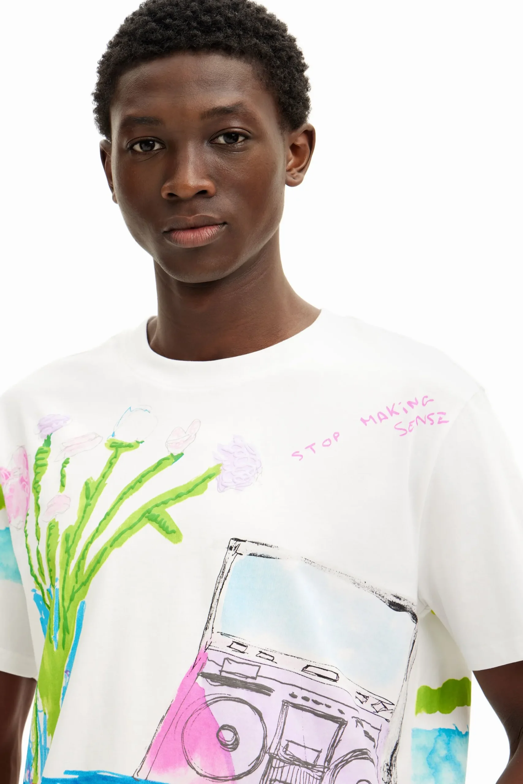 Camiseta estampado dibujos