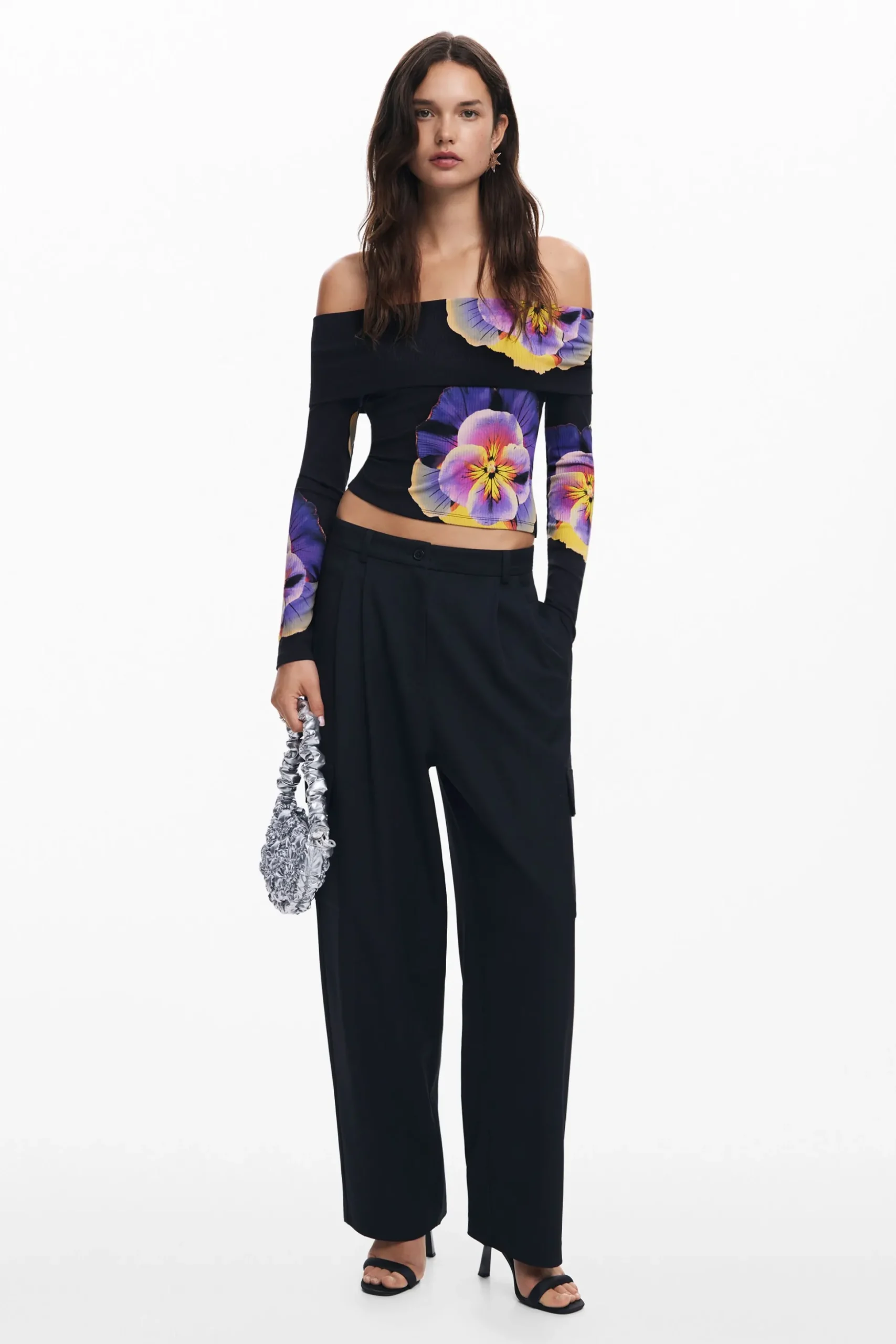 Camiseta estampado flores M. Christian Lacroix