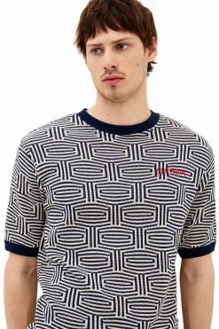 Camiseta estampado geométrico