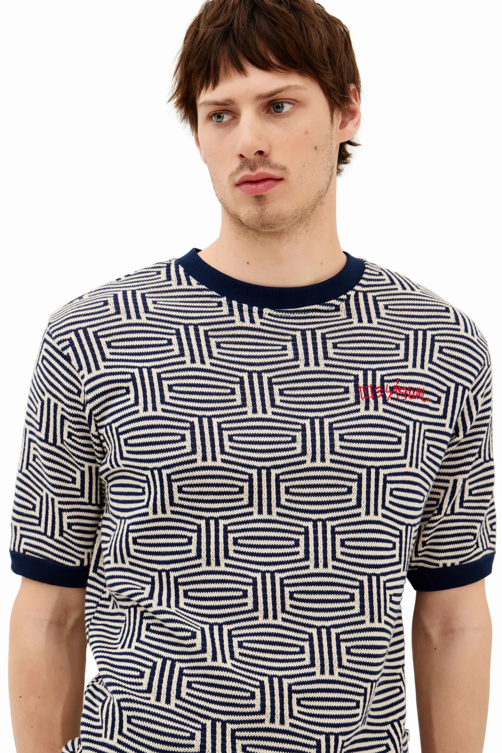 Camiseta estampado geométrico