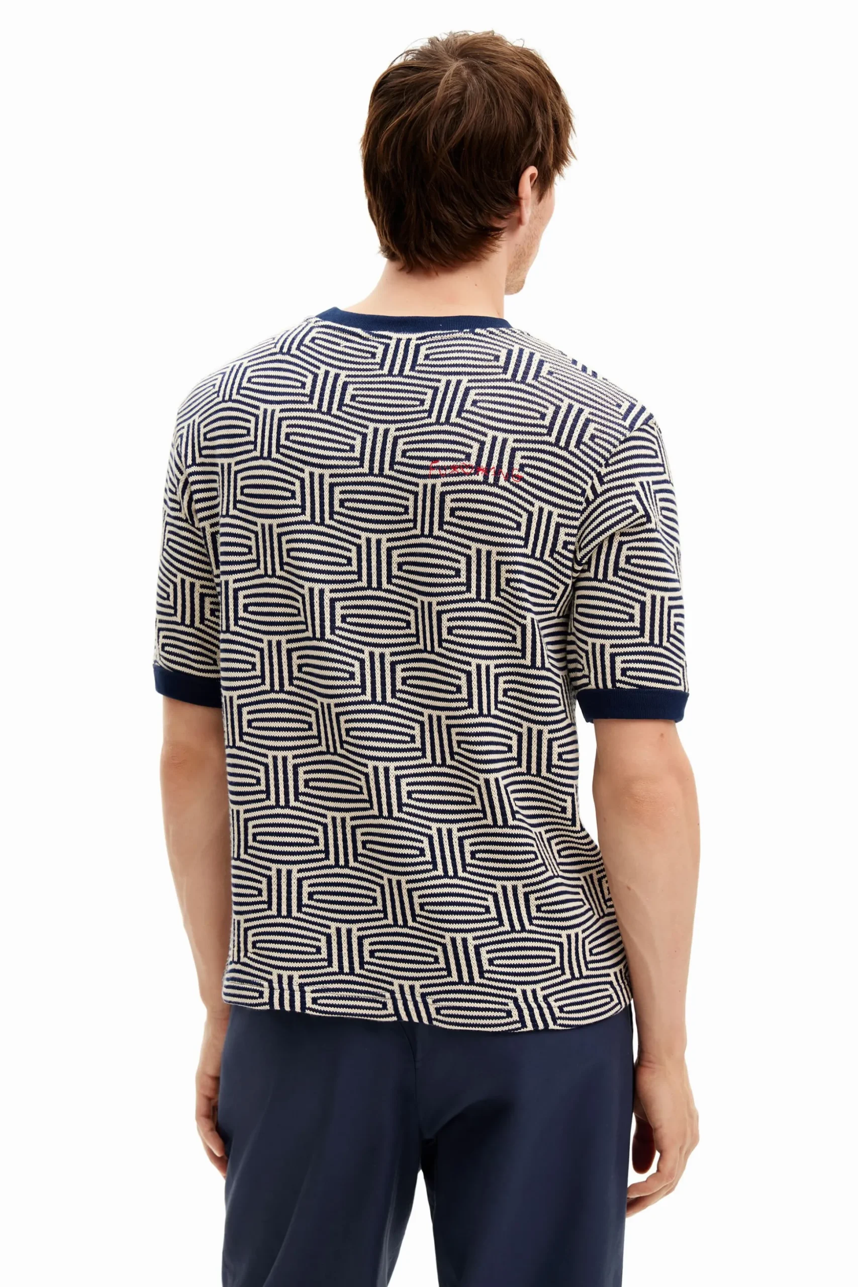 Camiseta estampado geométrico