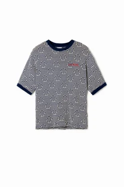 Camiseta estampado geométrico