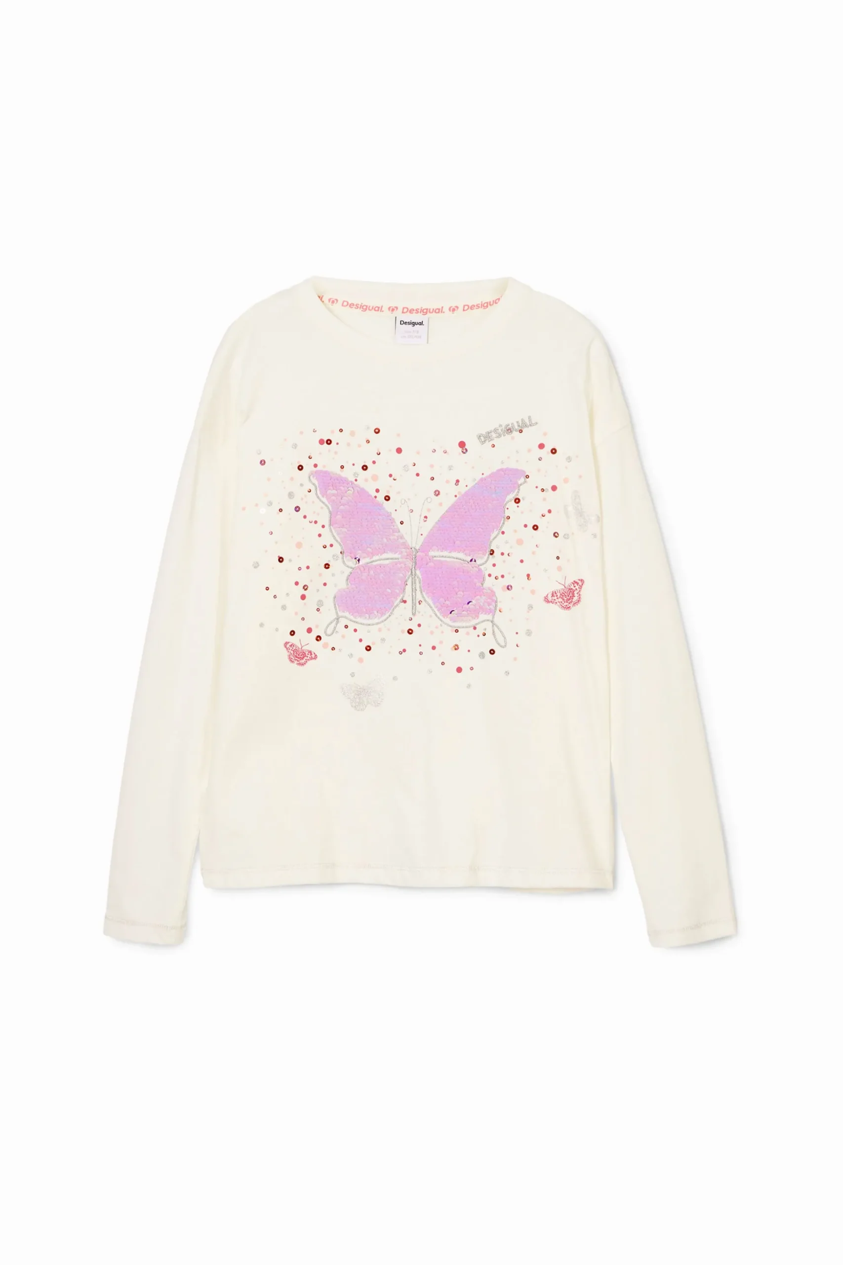 Camiseta estampado mariposa
