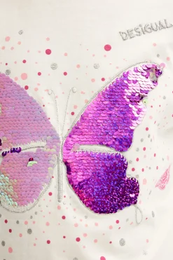 Camiseta estampado mariposa