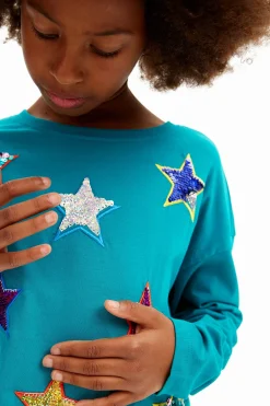 Camiseta estrellas de colores