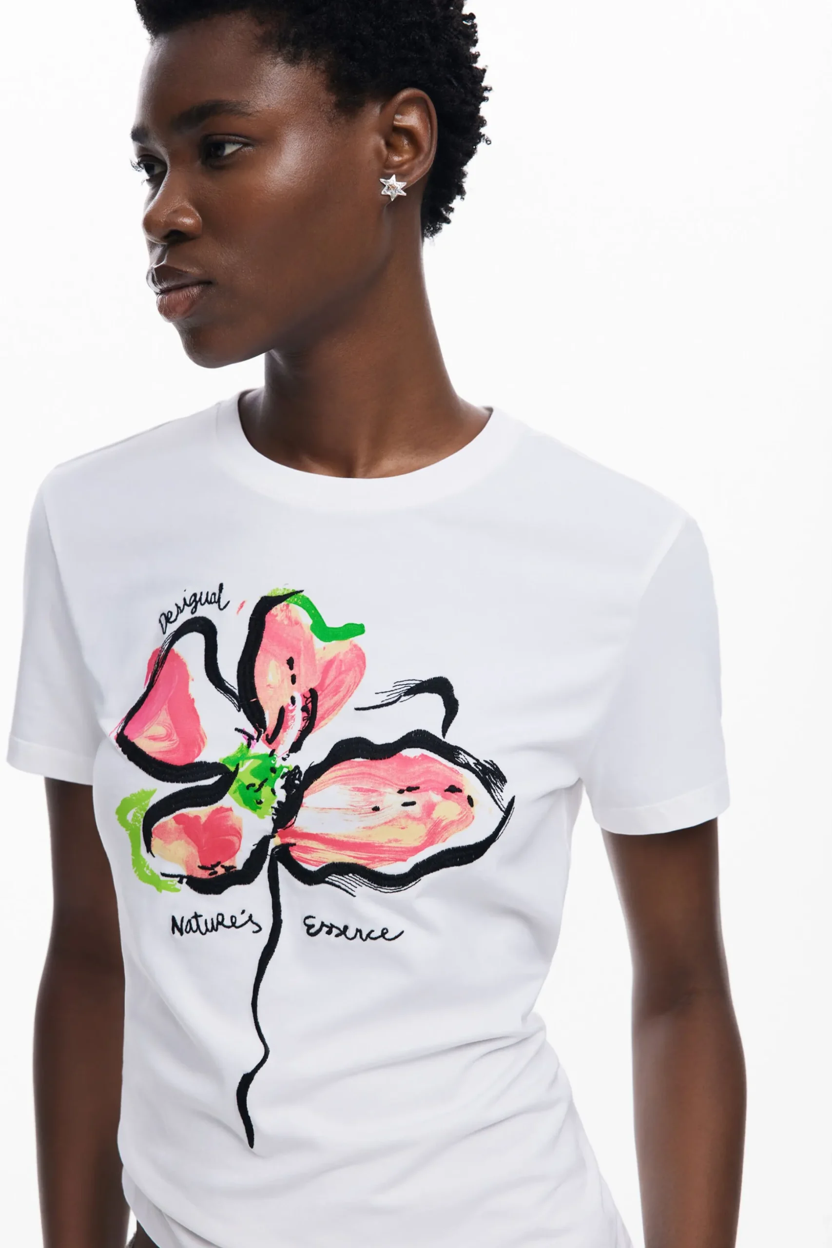 Camiseta flor