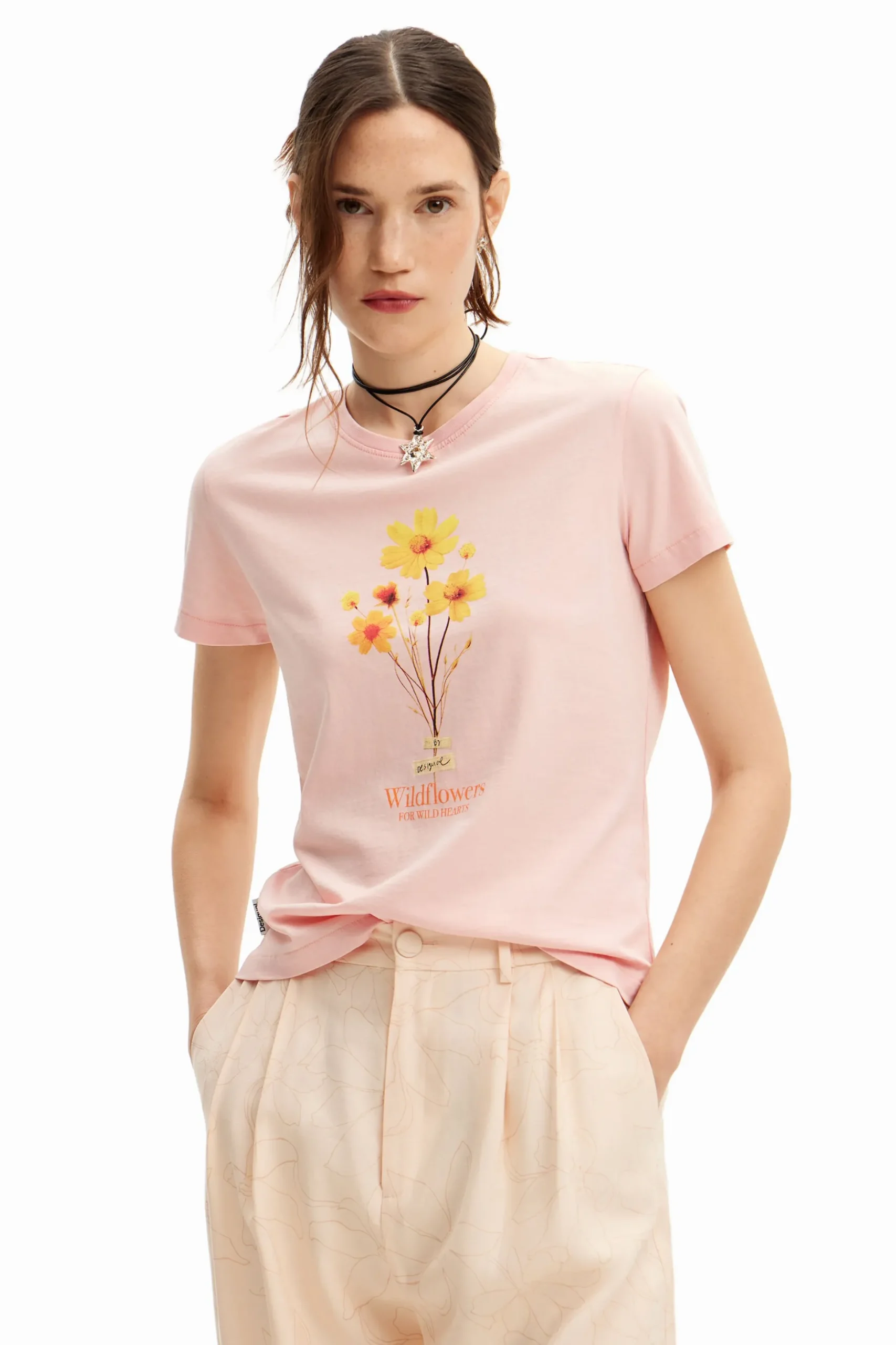 Camiseta ilustración margarita