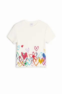 Camiseta ilustraciones corazones