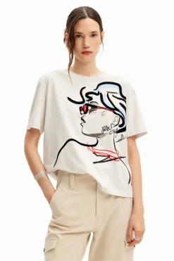 Camiseta lisa ilustración