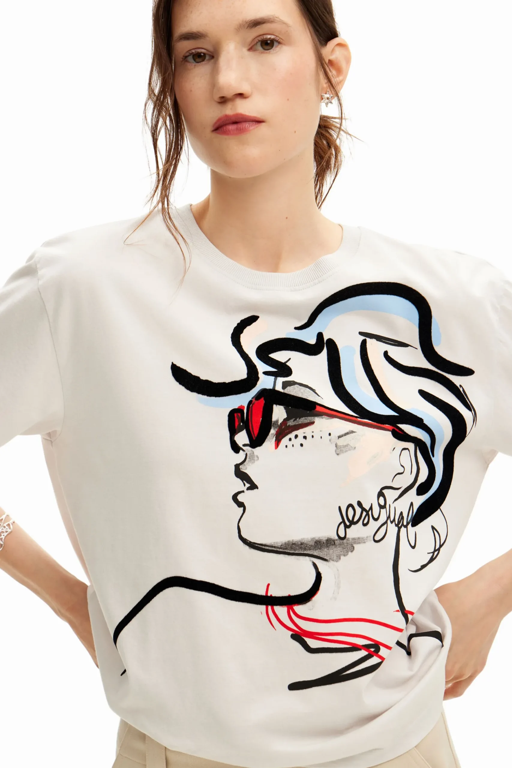 Camiseta lisa ilustración