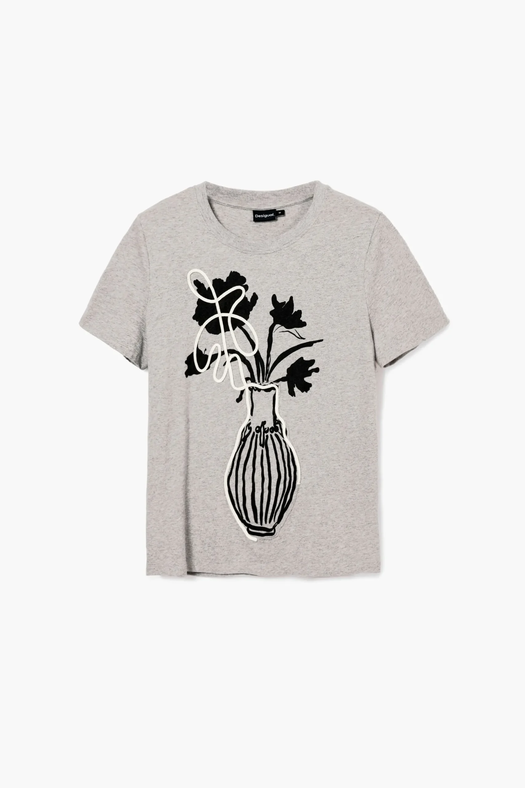 Camiseta lisa jarrón