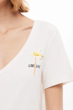 Camiseta lisa mensaje