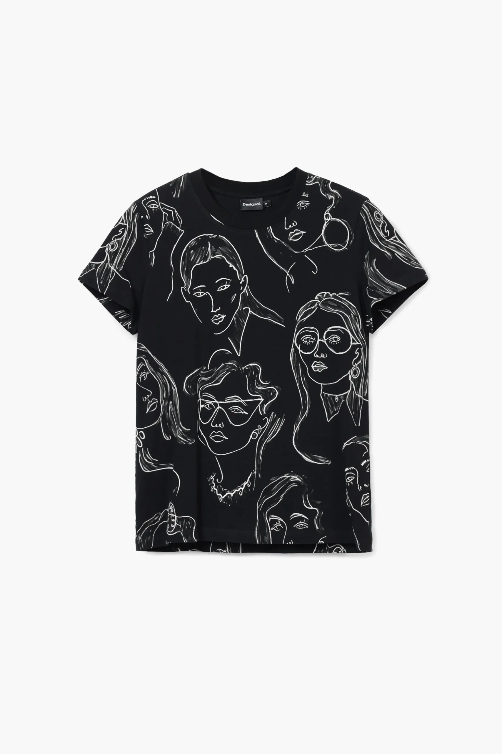 Camiseta manga corta caras