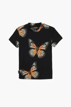 Camiseta manga corta mariposas