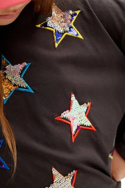 Camiseta manga larga estrellas