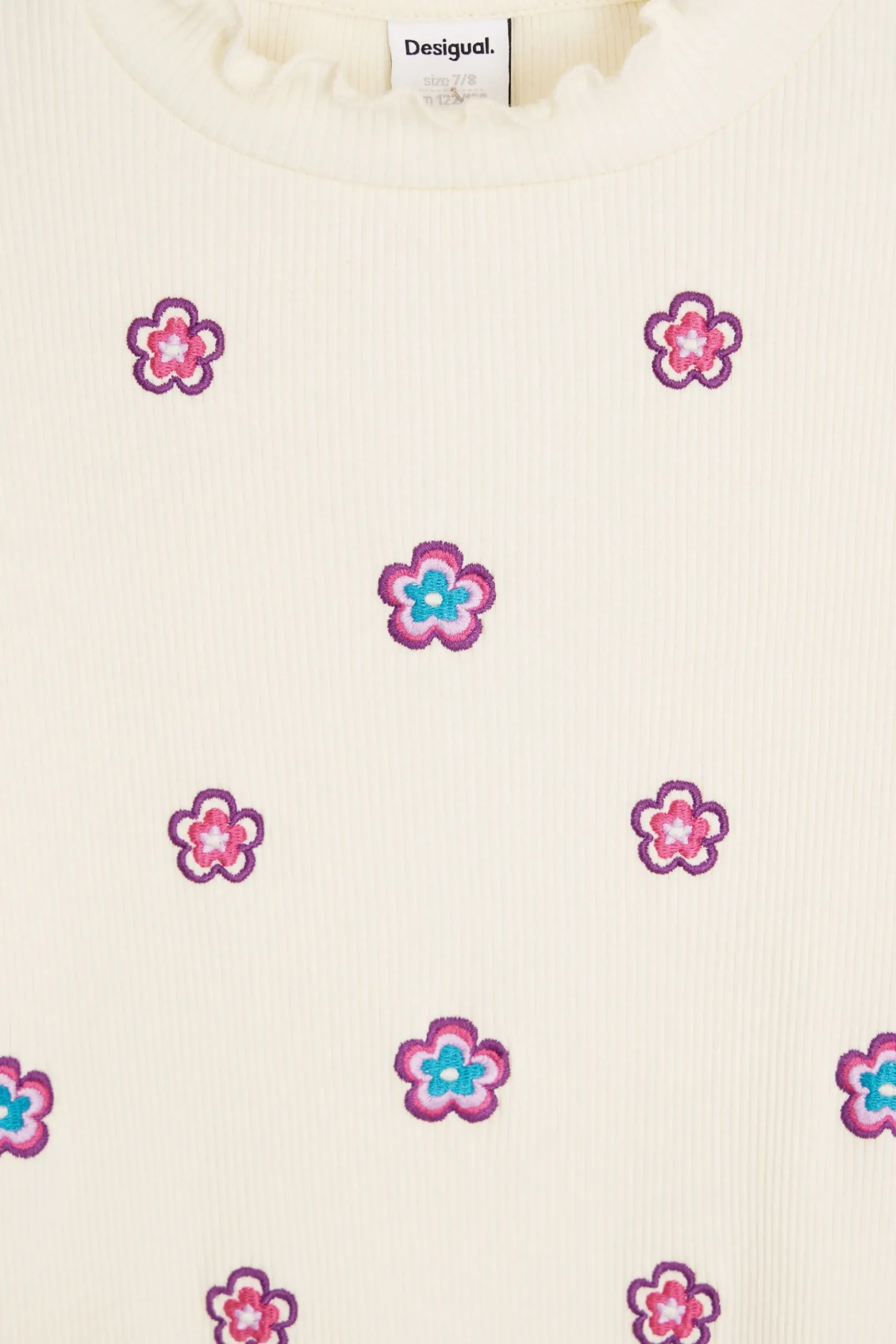 Camiseta manga larga flores