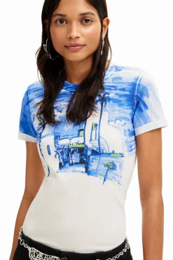 Camiseta paisaje mediterráneo