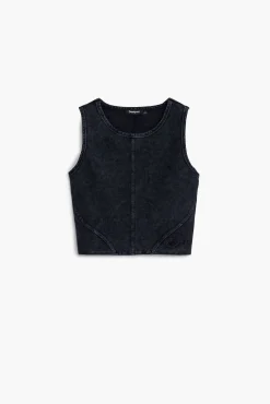 Camiseta punto efecto lavado