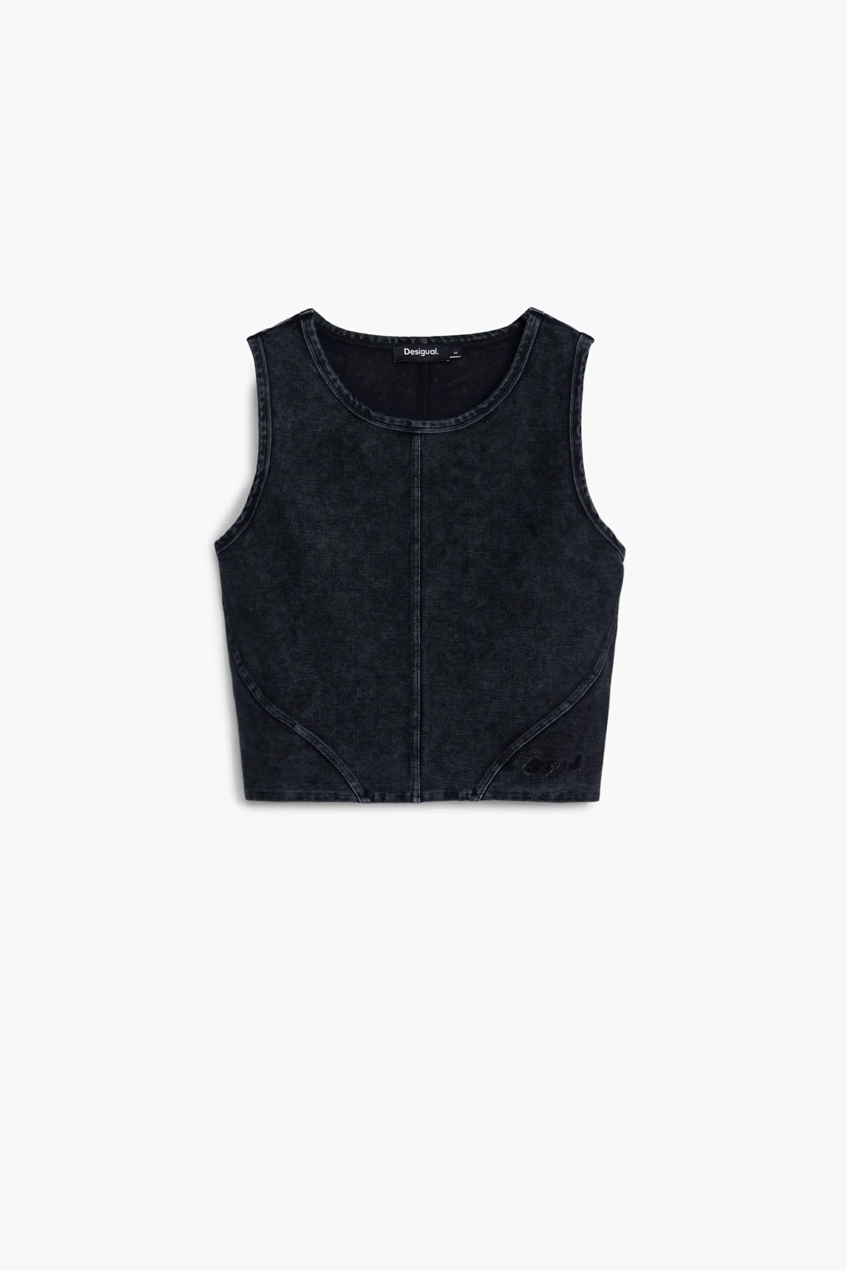 Camiseta punto efecto lavado