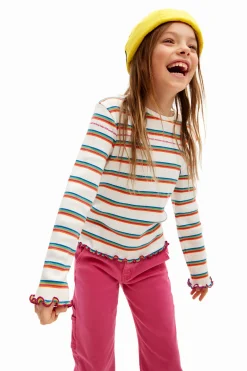 Camiseta rayas arcoiris