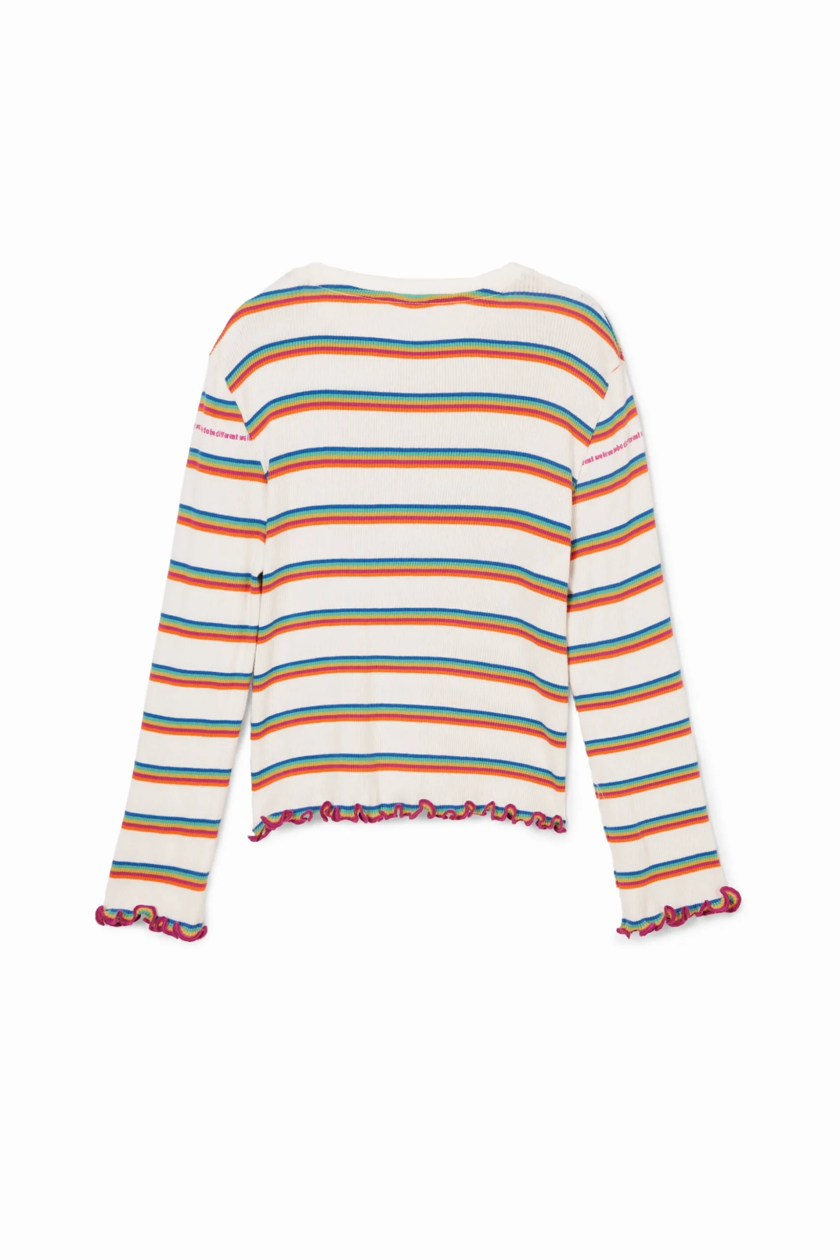 Camiseta rayas arcoiris