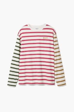 Camiseta rayas multicolor