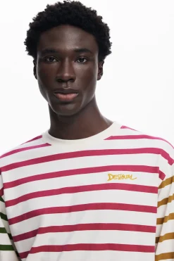 Camiseta rayas multicolor