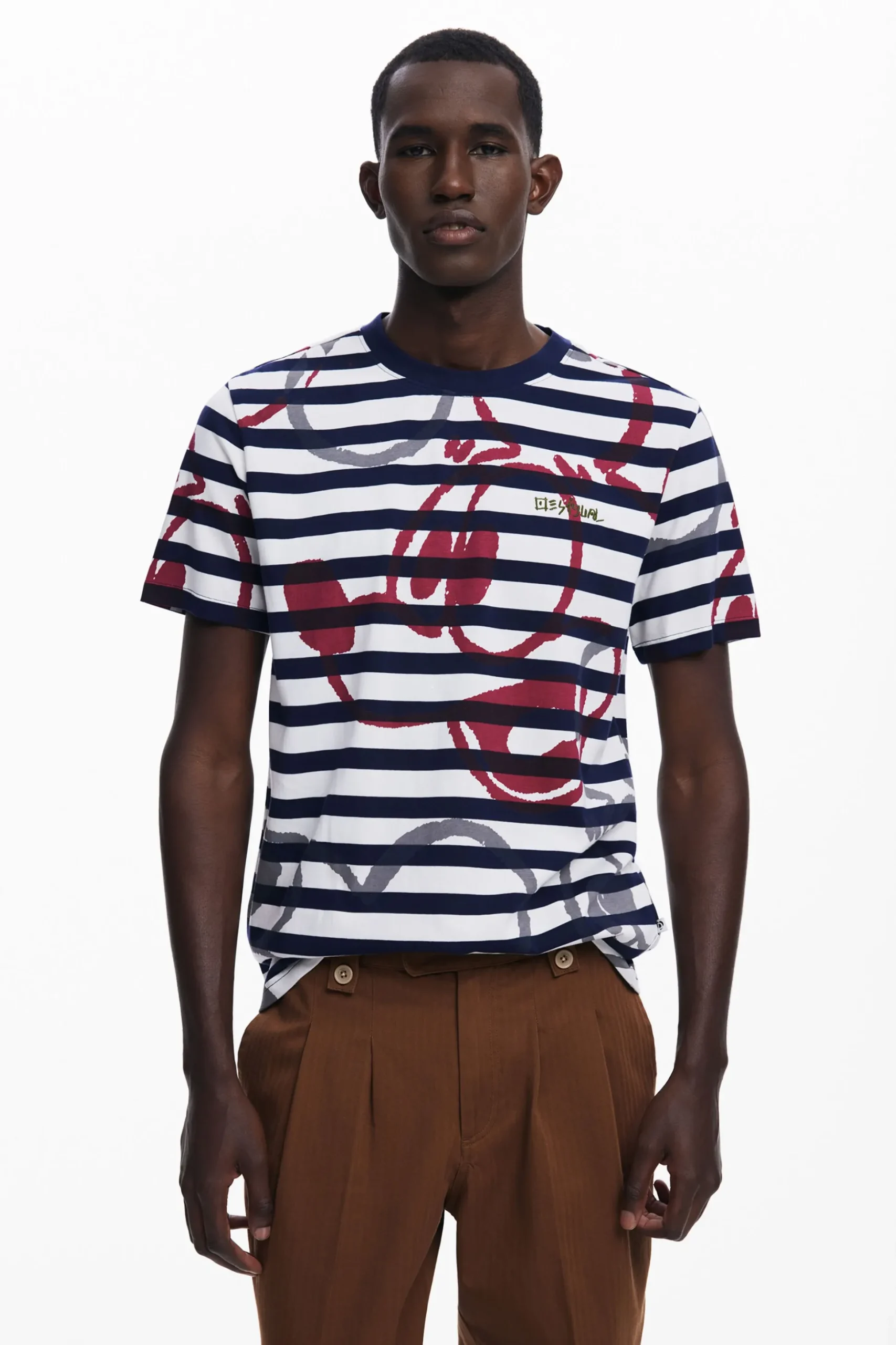 Camiseta rayas y Mickey