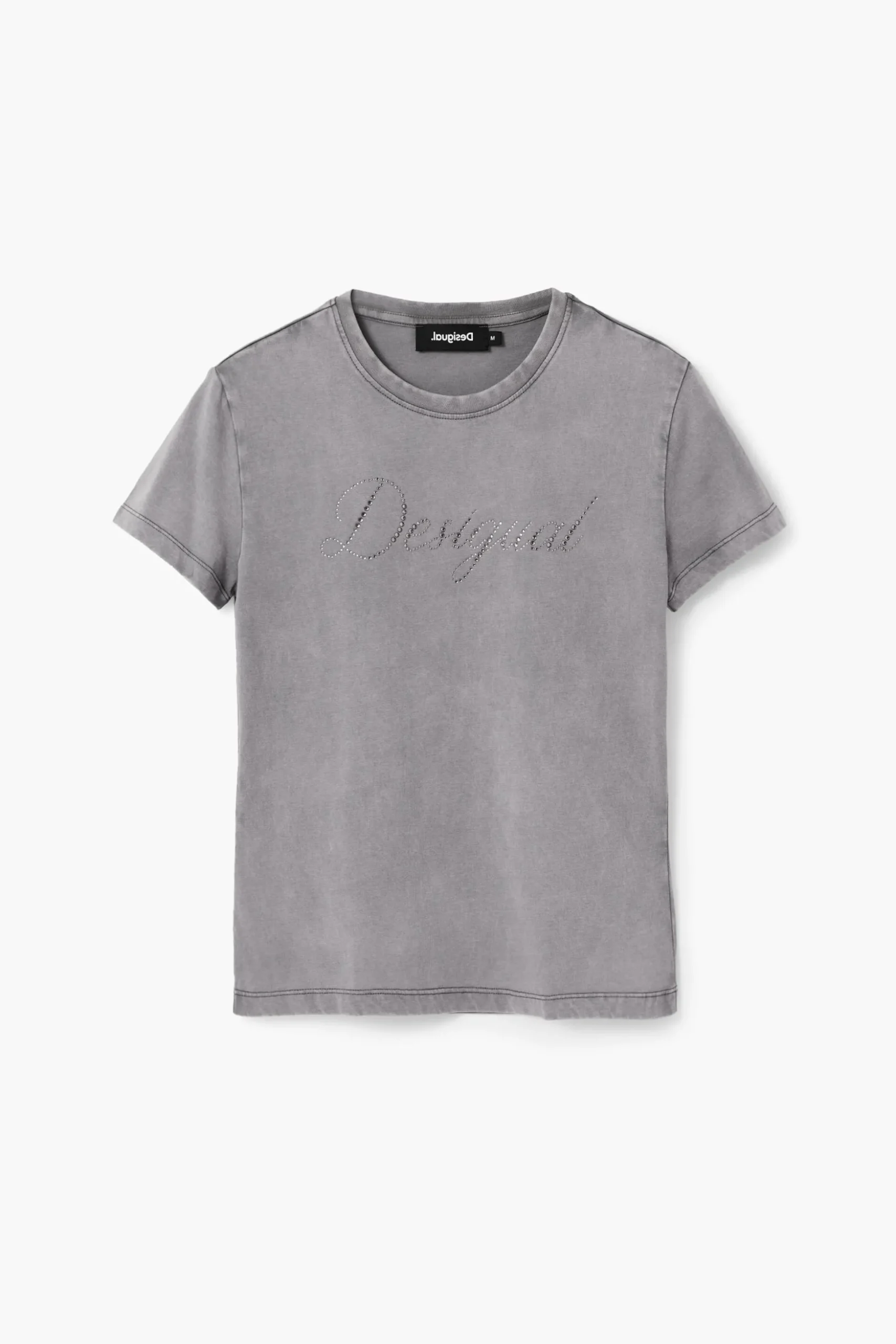 Camiseta slim strass