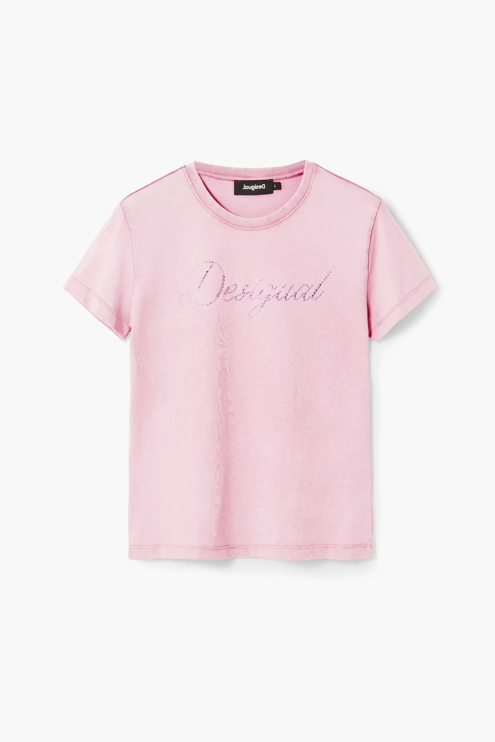 Camiseta slim strass