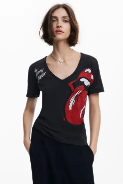 Camiseta strass The Rolling Stones