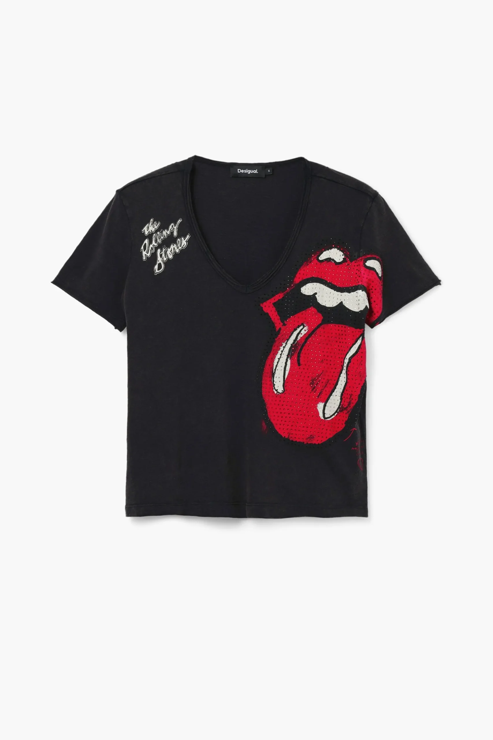 Camiseta strass The Rolling Stones