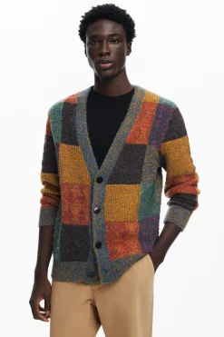 Cardigan cuadros