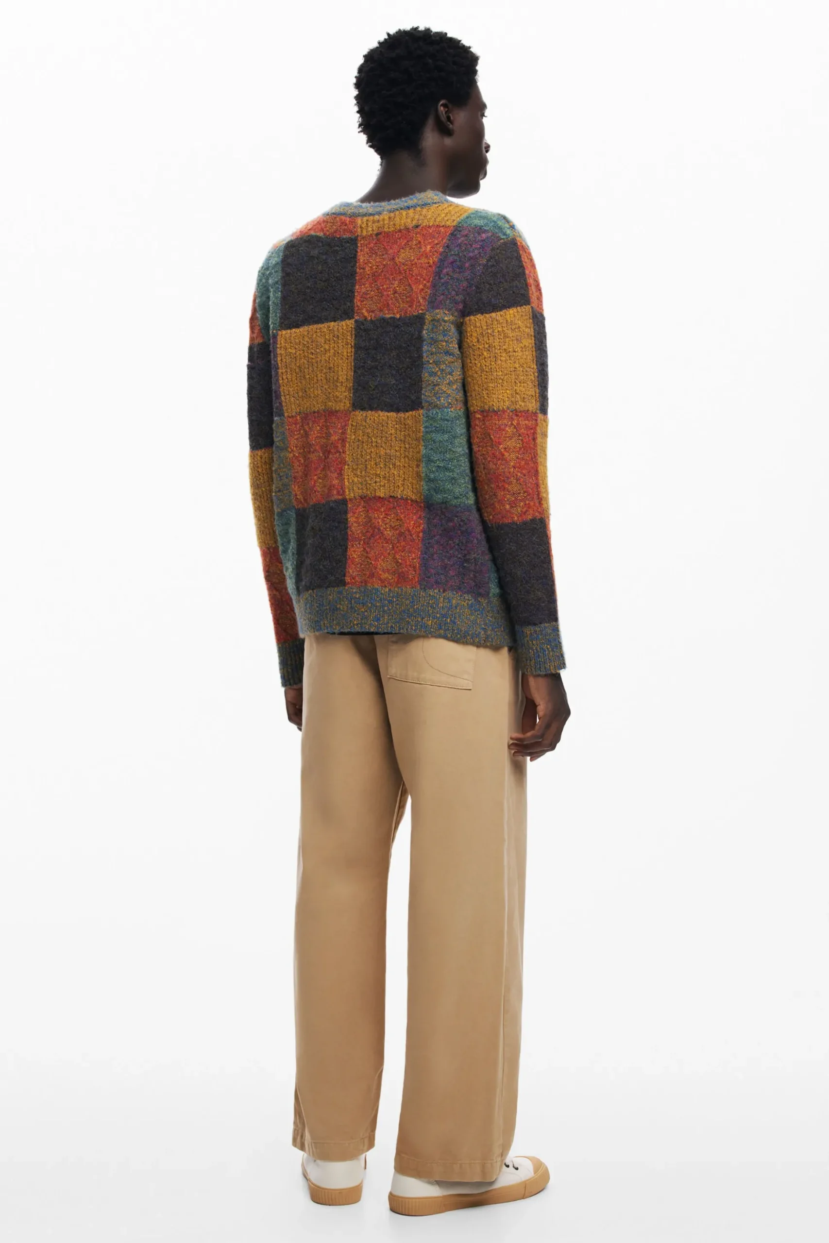 Cardigan cuadros