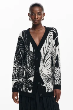 Cardigan estampado