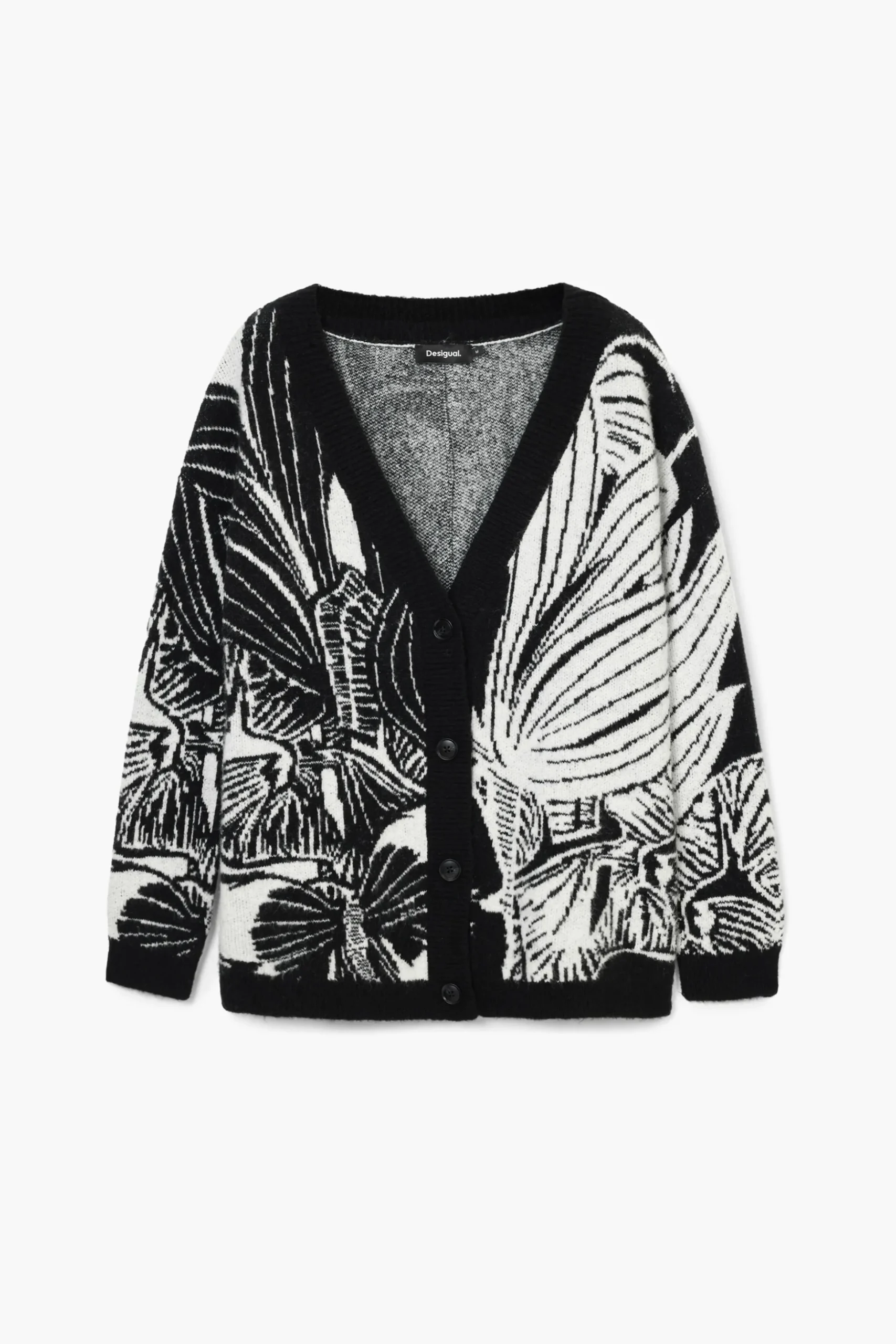 Cardigan estampado